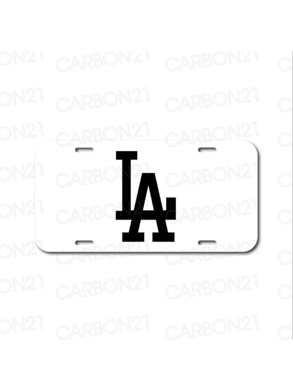 NEW LA Dodgers White Baseball License Plate CAR SUV Truck